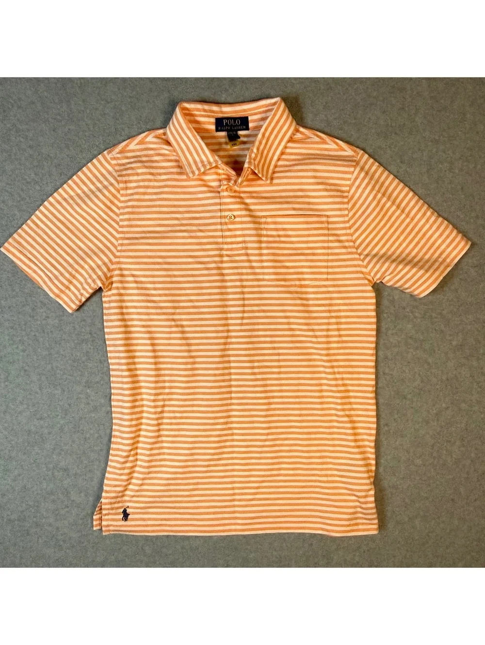 Ralph Lauren Striped Cotton Polo Youth Large